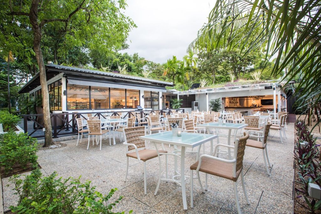 Canopy, an alfresco dining restaurant 