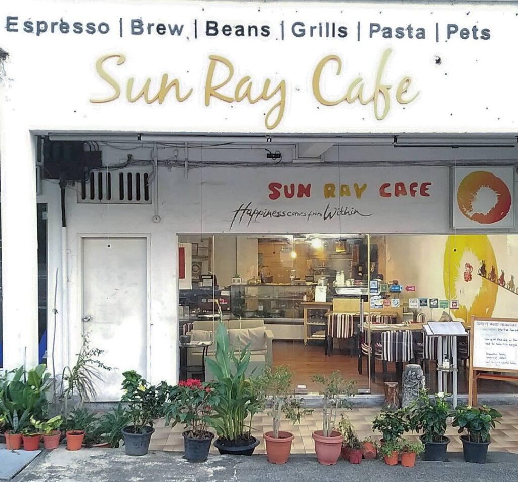 sun ray cafe exterior